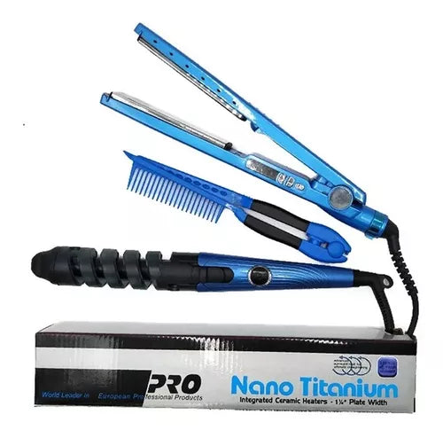 PLANCHA Y ENCRESPADORA TITANIUM
