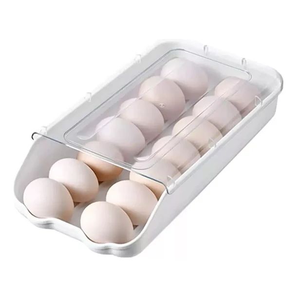 Organizador huevos deslizante con tapa