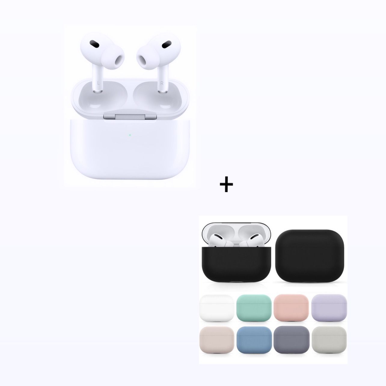 Airpods Pro + estuche protector de color