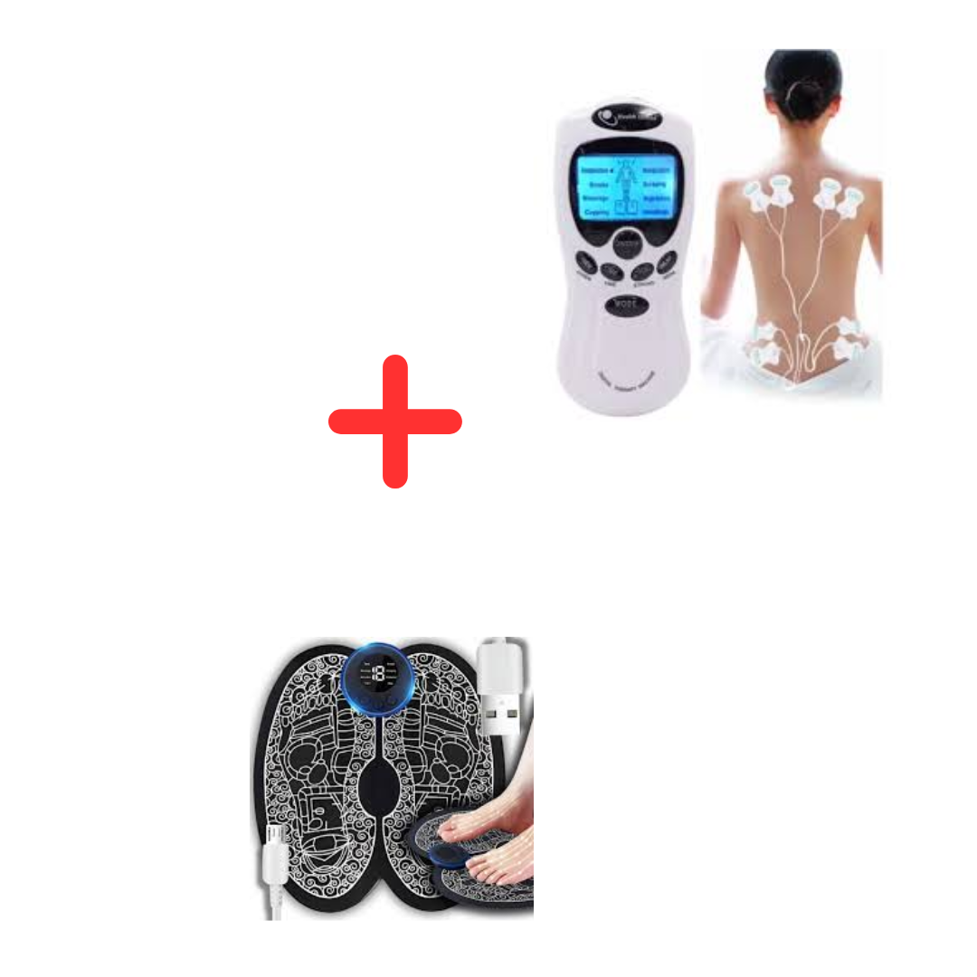 Combo Terapia pasiva 8 elec+ tapete EMS
