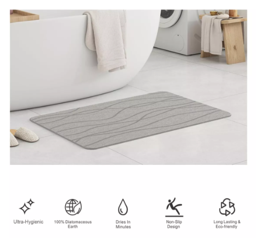 Tapete de piedra ultra absorbente