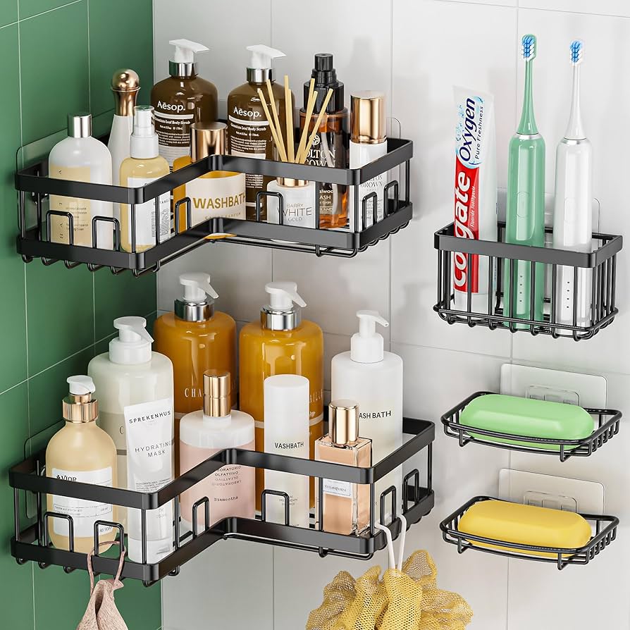 Soporte Baño Metálico 5 piezas