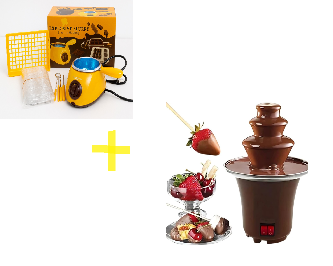 fundidora + fuente de chocolate