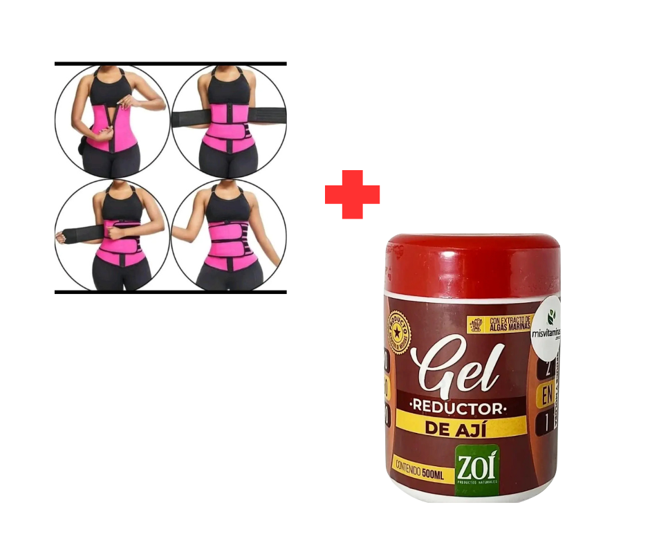 Combo Faja doble cierre + Gel Reductor