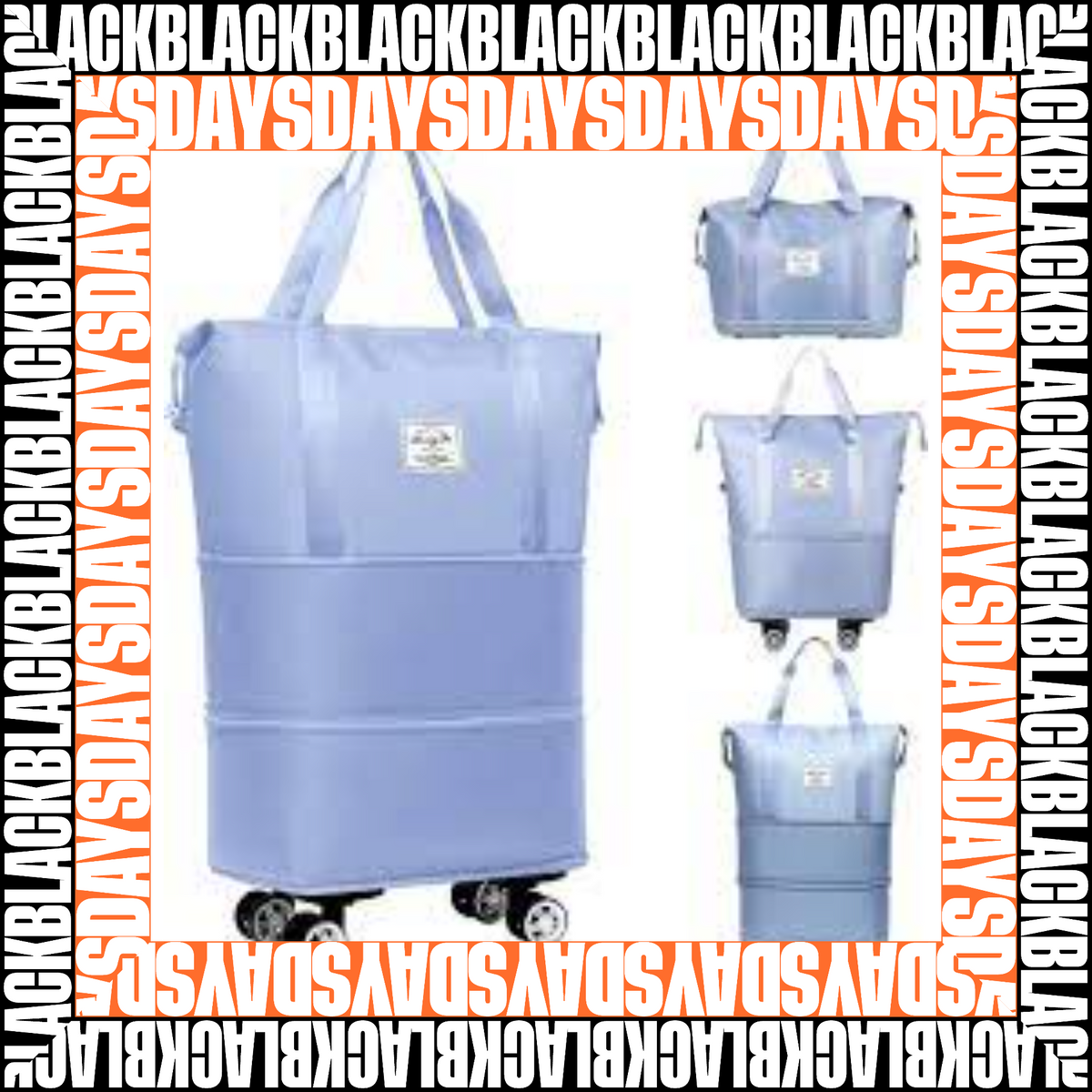 Bolso Expandible con ruedas Black Day